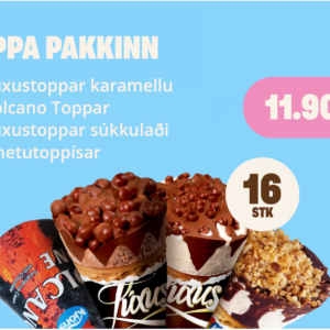 Toppa pakkinn - 16 stk